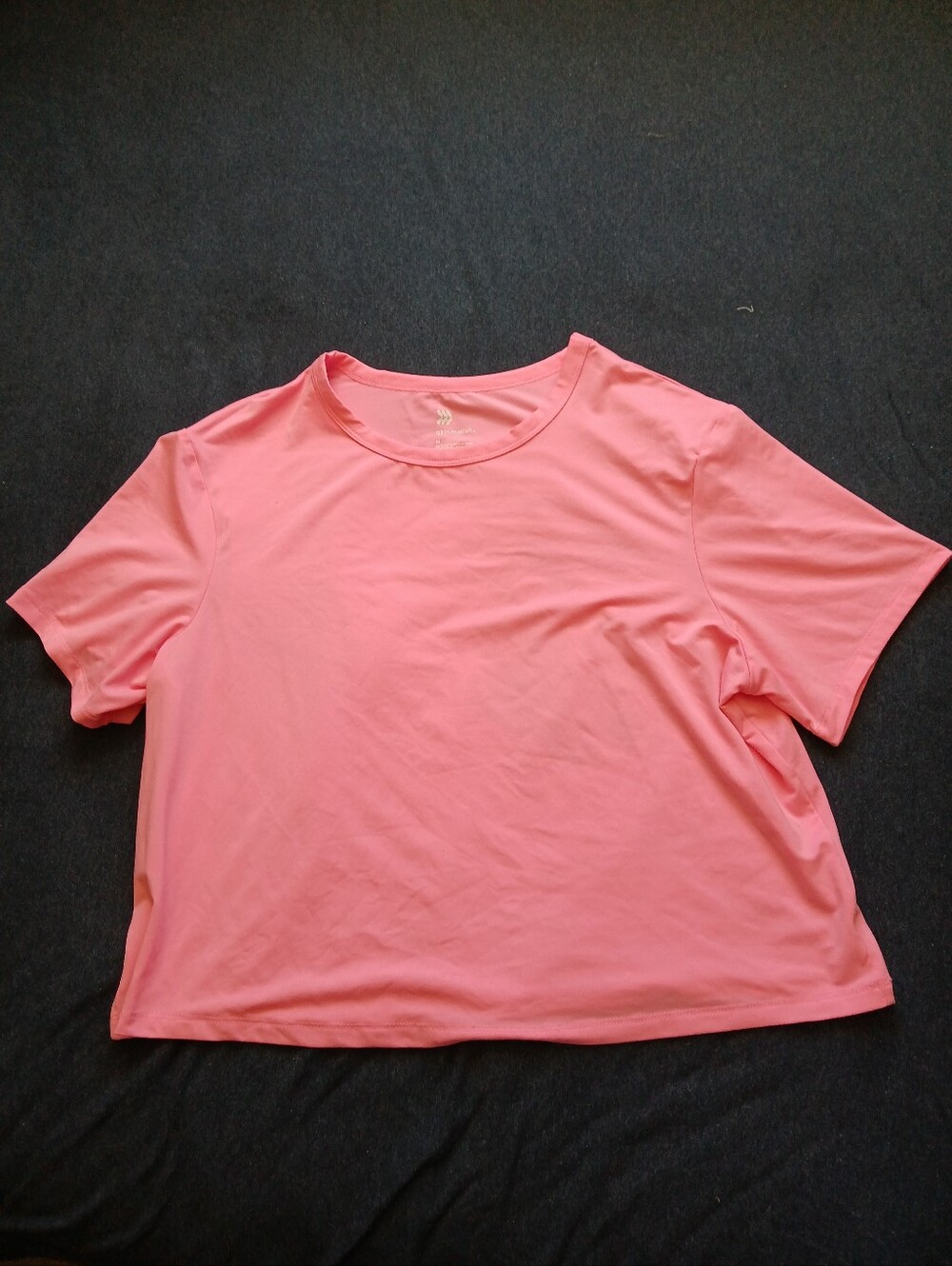 all in motion Pink Short-Sleeve Crew Neck Top